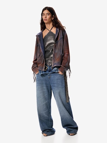 Desigual Přechodná bunda – modrá