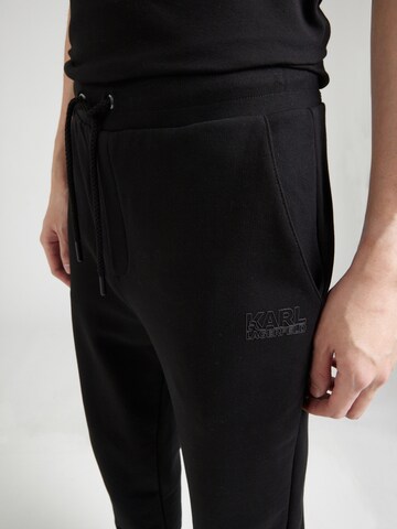 Karl Lagerfeld - Tapered Pantalón en negro