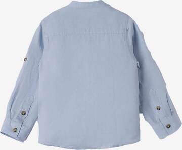IDO COLLECTION Regular fit Button Up Shirt 'Ml' in Blue