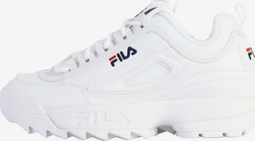 FILA Sportlicher Schnürschuh in Weiß: Vorderseite
