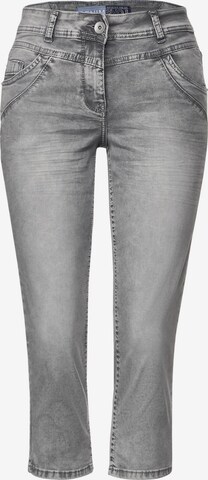 CECIL Slimfit Jeans 'Scarlett' in Grau: predná strana