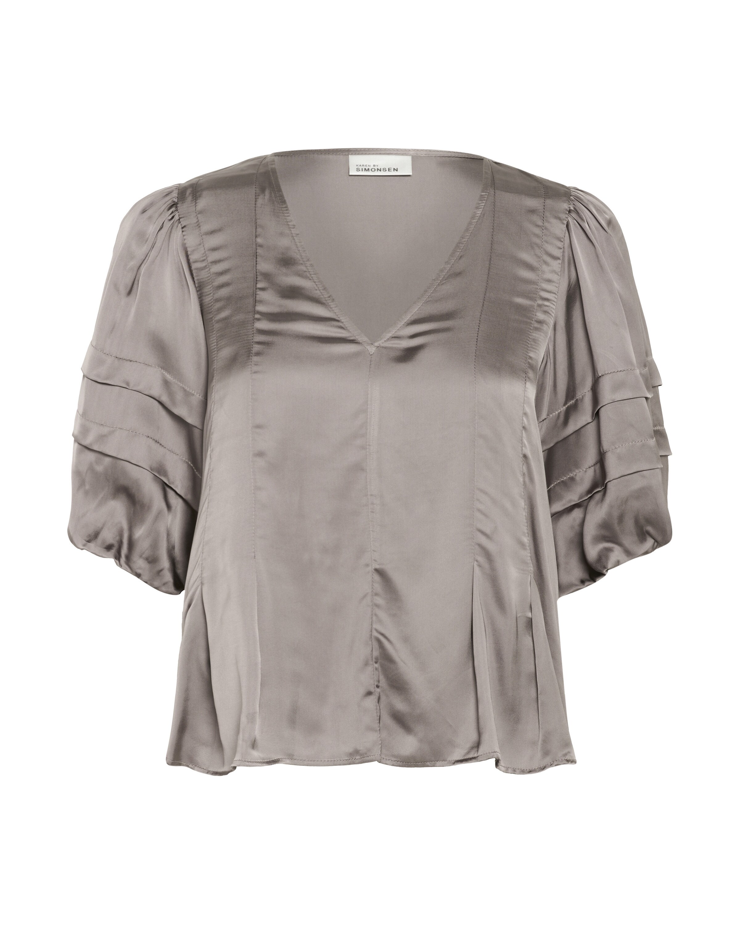 KAREN BY SIMONSEN Bluse 'Amelia' in Beige: Vorderseite