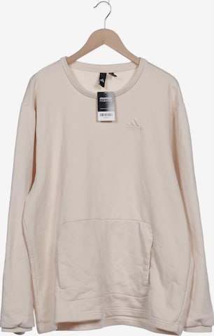 ADIDAS PERFORMANCE Sweatshirt & Zip-Up Hoodie in XL in Beige: front