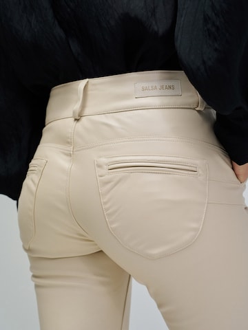 Salsa Jeans Flared ChinoHosen Secret in Beige