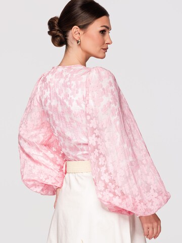 Ombre Blouse in Roze