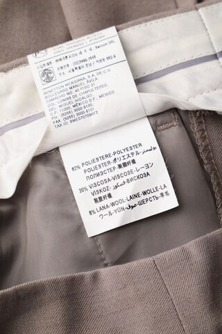 Sisley Bundfaltenhose XS in Grau