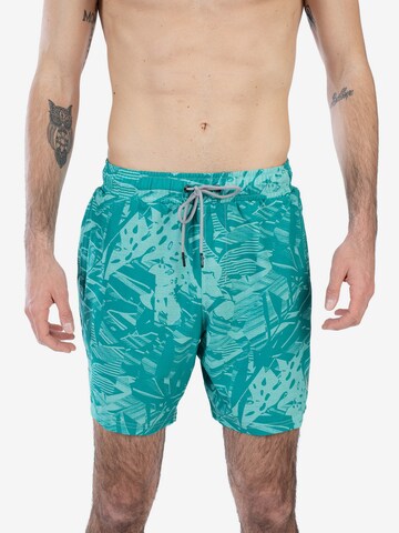 Spyder Swimming Trunks in Blue: front