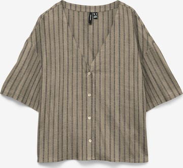 VERO MODA - Blusa 'VMROSIE' em castanho: frente