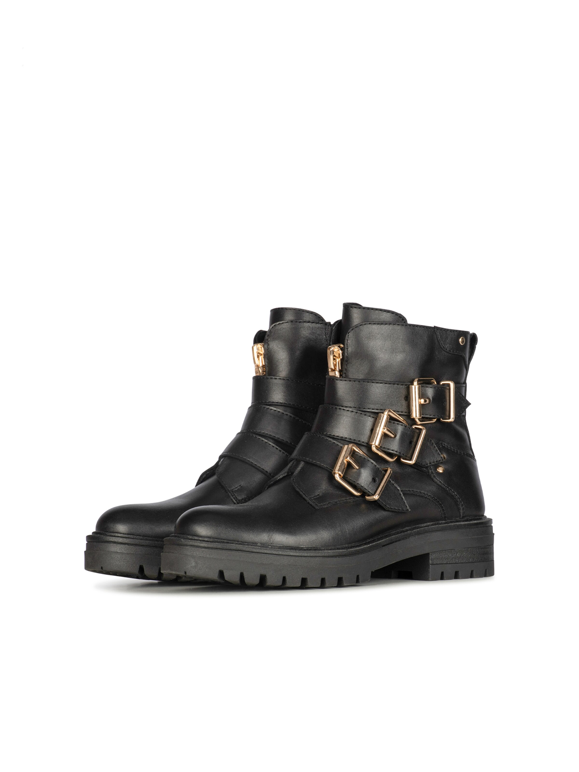 PS Poelman Boots 'Monk' in Black