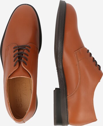 SELECTED HOMME Veterschoen 'BLAKE' in Bruin