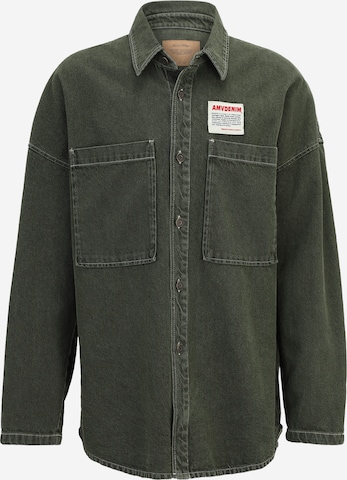 žalia AMERICAN VINTAGE Patogus modelis Marškiniai: priekis
