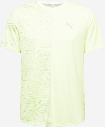 PUMA Functioneel shirt in Groen: voorkant