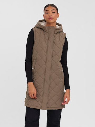 VERO MODA Bodywarmer in Grijs: voorkant