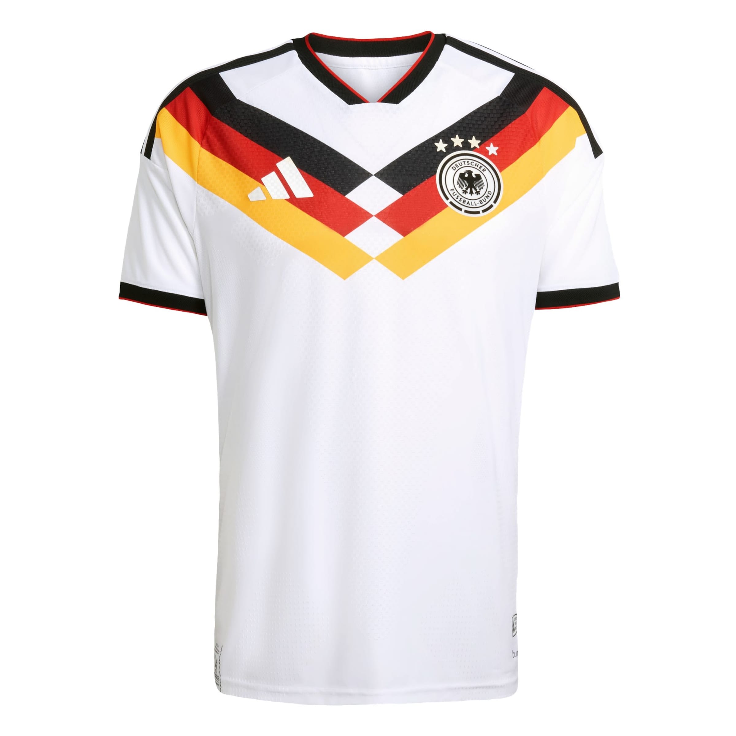 ADIDAS PERFORMANCE - Camiseta de fútbol 'Germany 26 Home Authentic' en blanco: frente