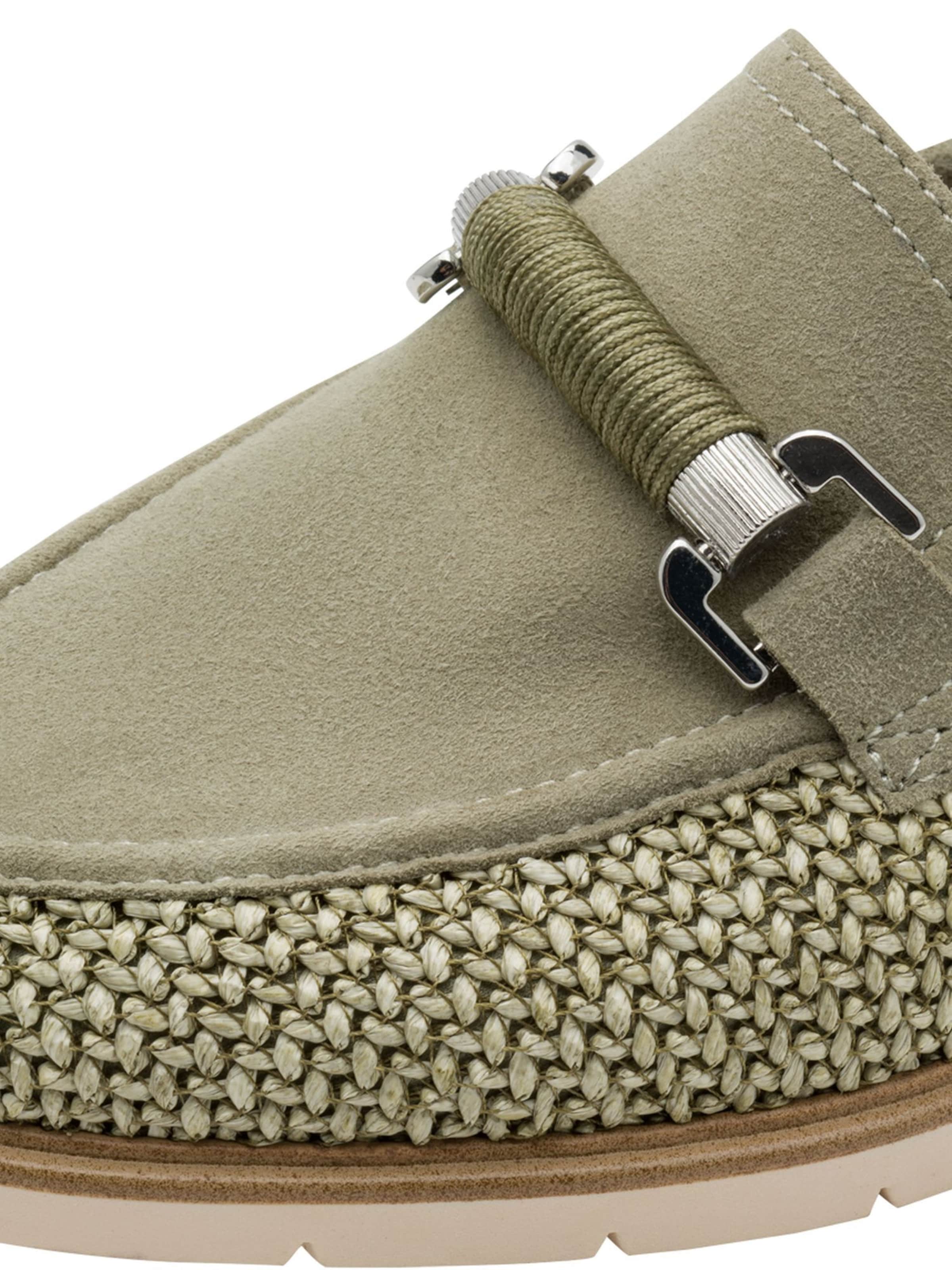 Tamaris Slipper in Grün