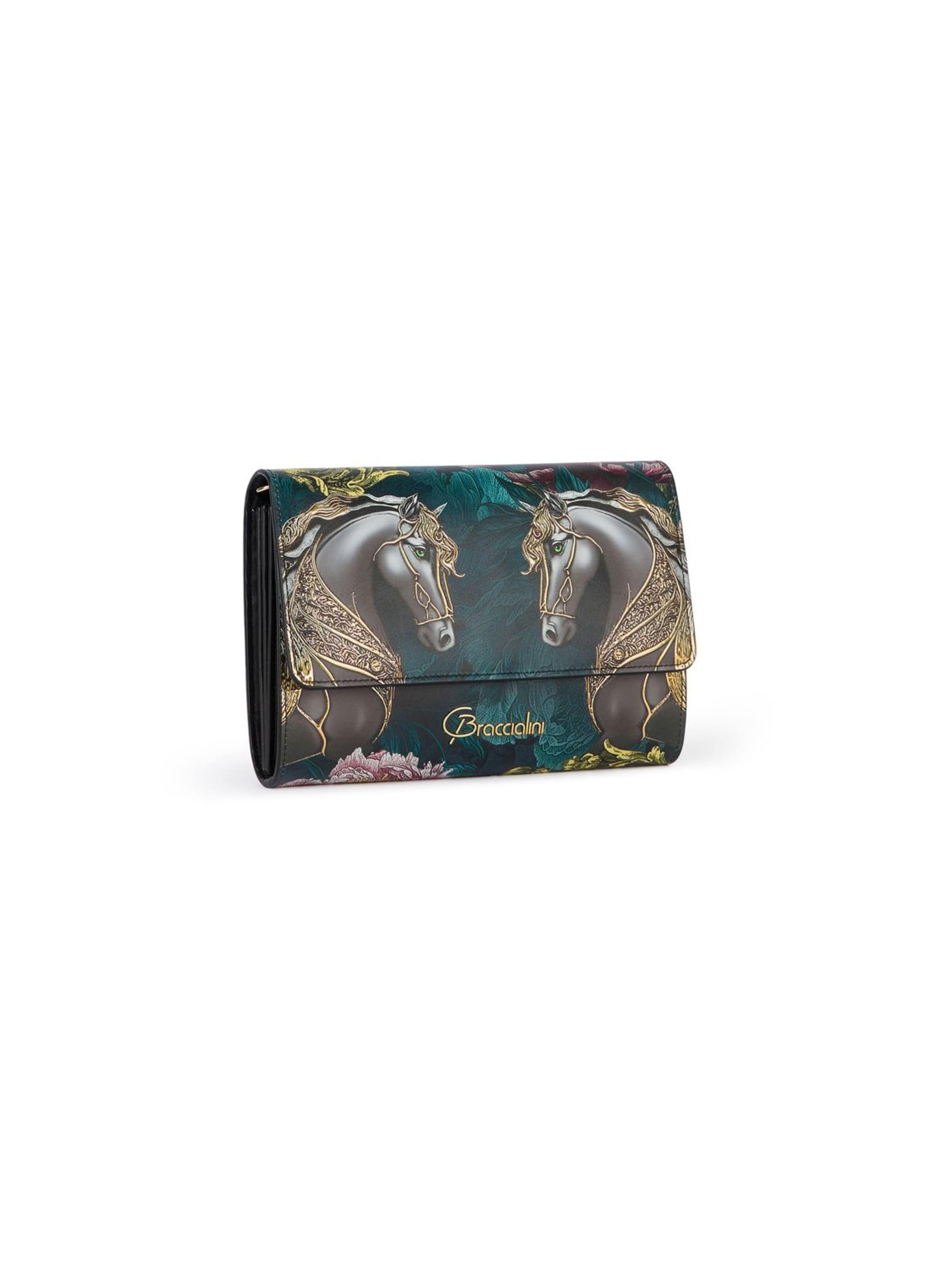 Braccialini - Bolso de noche 'Lady Cavalli' en negro