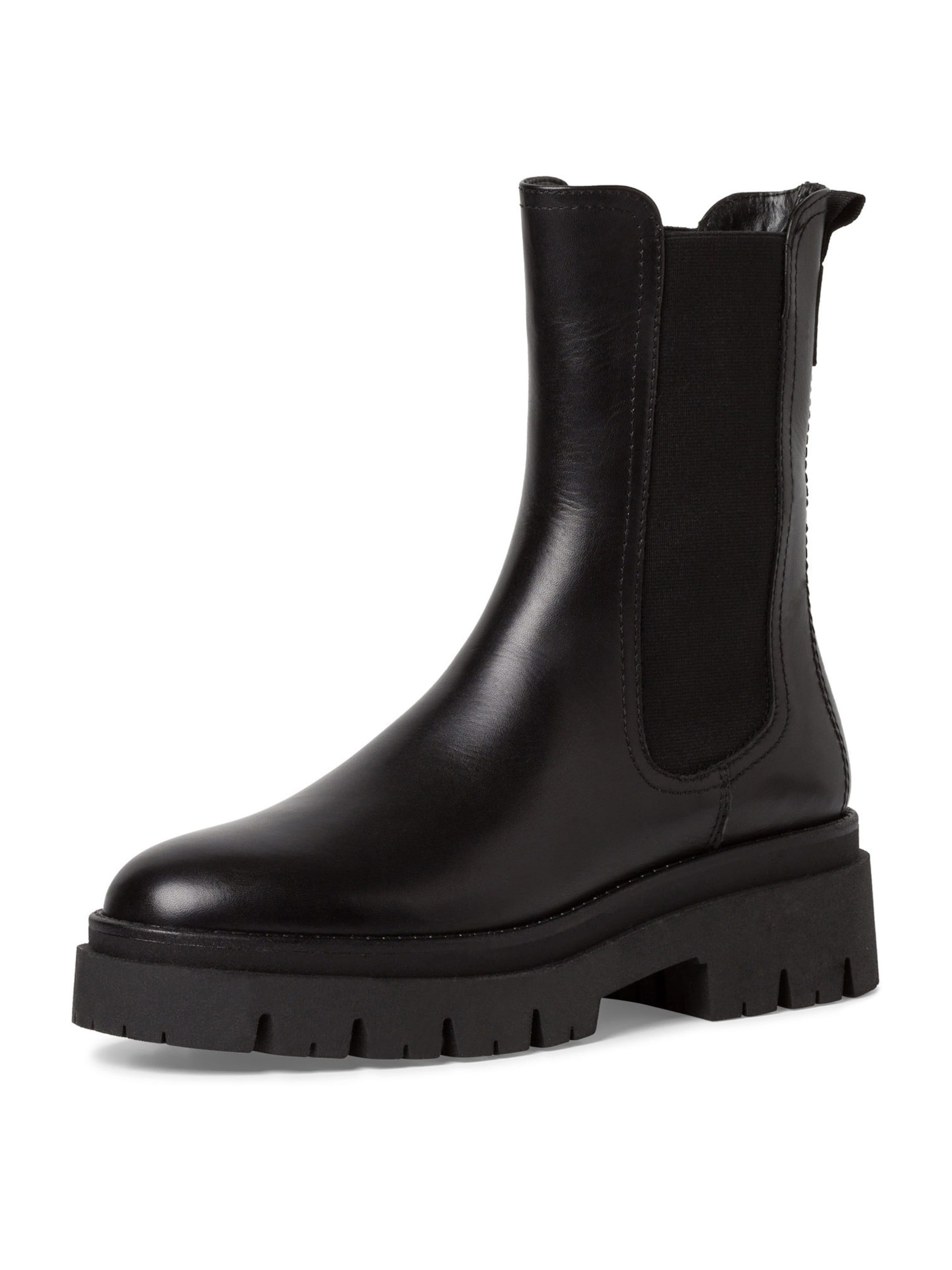 Tamaris Chelsea boots in Black: front