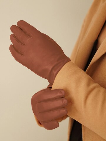 KESSLER Fingerhandschuhe‌‌‌‌‌ in Braun