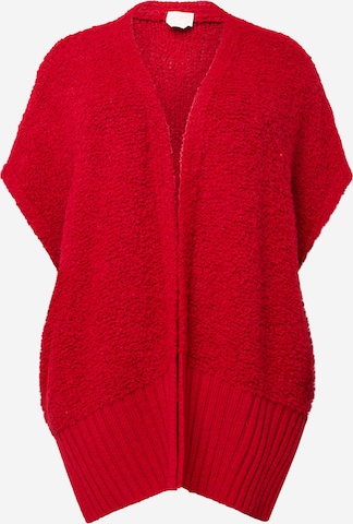 Persona by Marina Rinaldi Oversized vest 'SUD' in Rood: voorkant