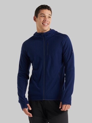 ICEBREAKER Performance Jacket in Blue: front