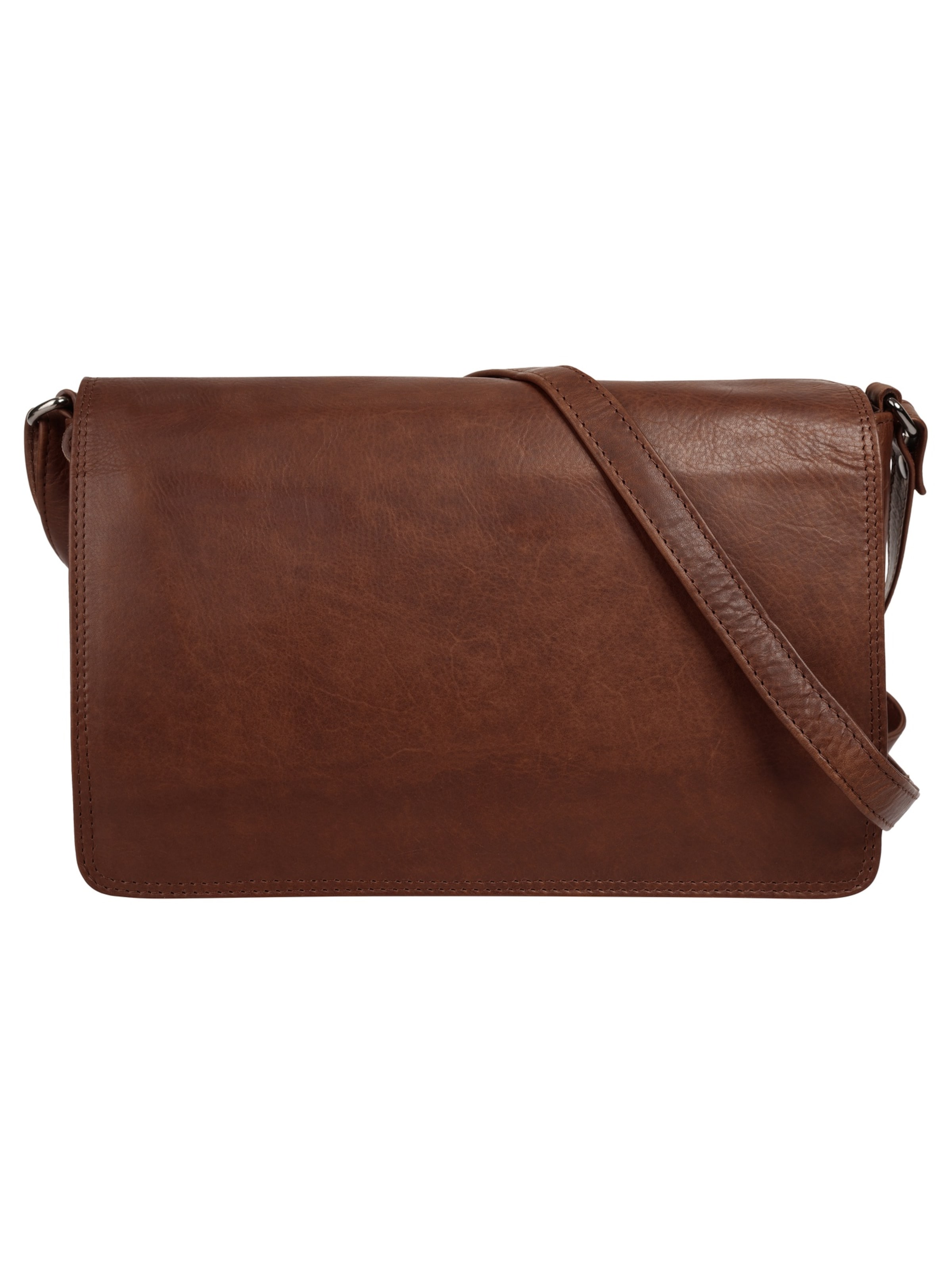Cluty Crossbody Bag in Brown: front
