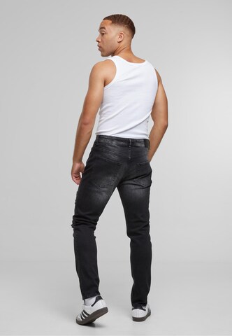 2Y Premium Slimfit Jeans 'Mateo' in Schwarz