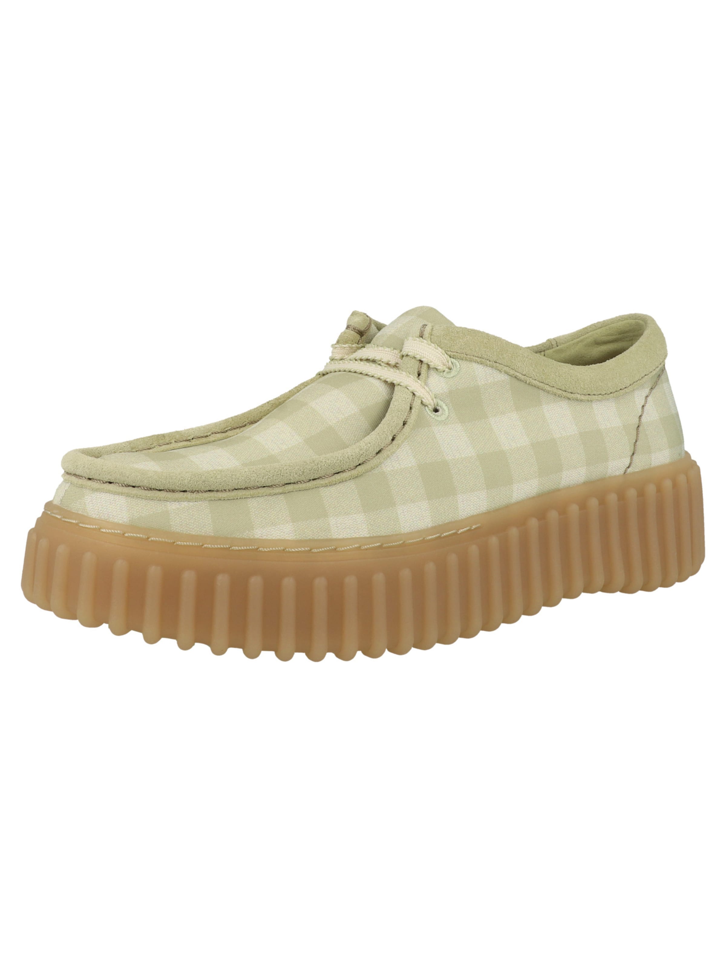 CLARKS - Mocasines 'Torhill Bee' en verde: frente