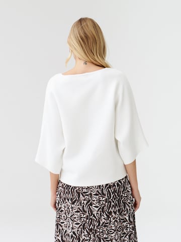 TATUUM Sweter 'RAFIA' w kolorze biały