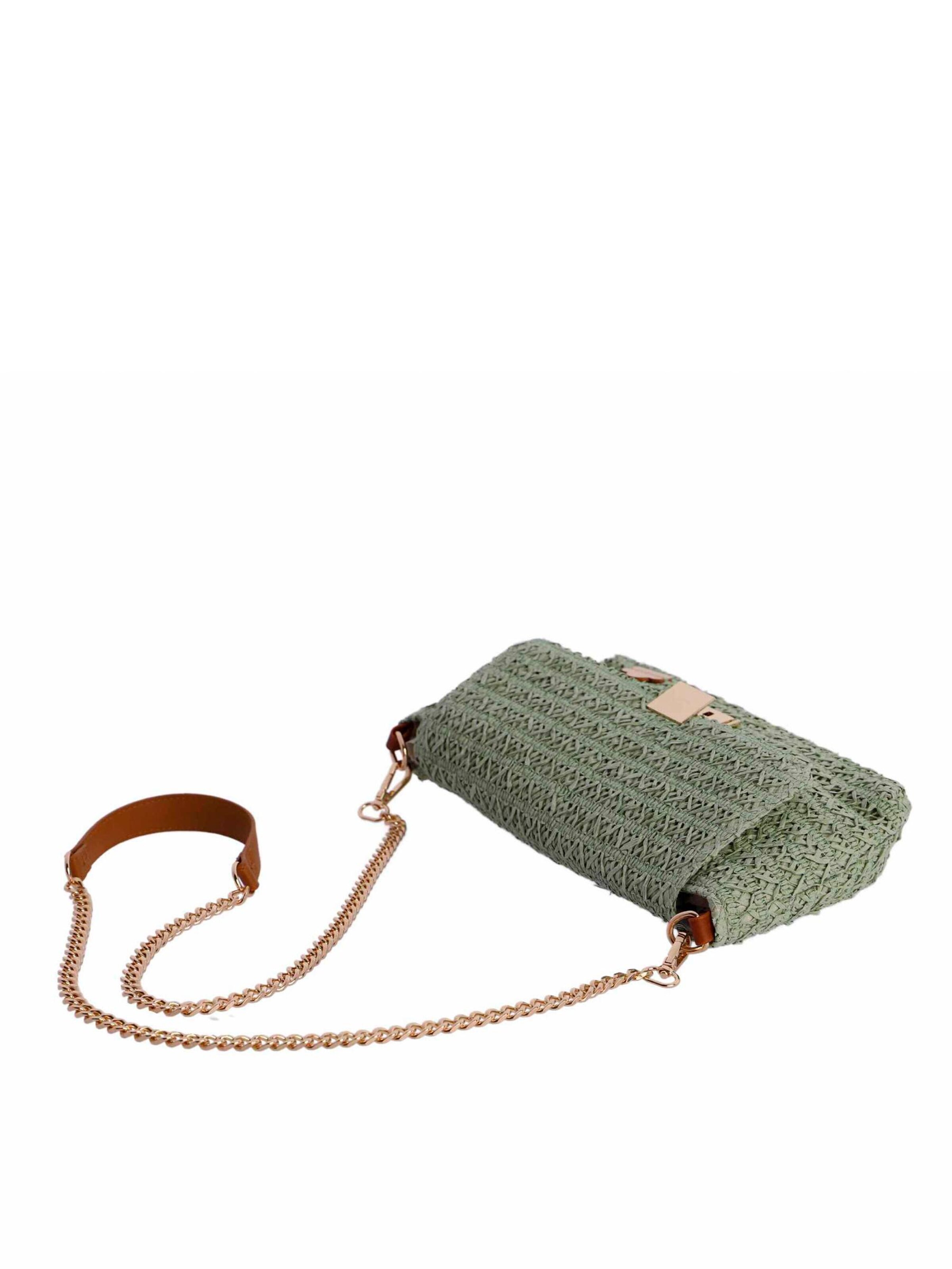 Don Algodon - Bolso de hombro 'Bolso bandolera para mujer Don Algodon Lydia de rafia' en verde