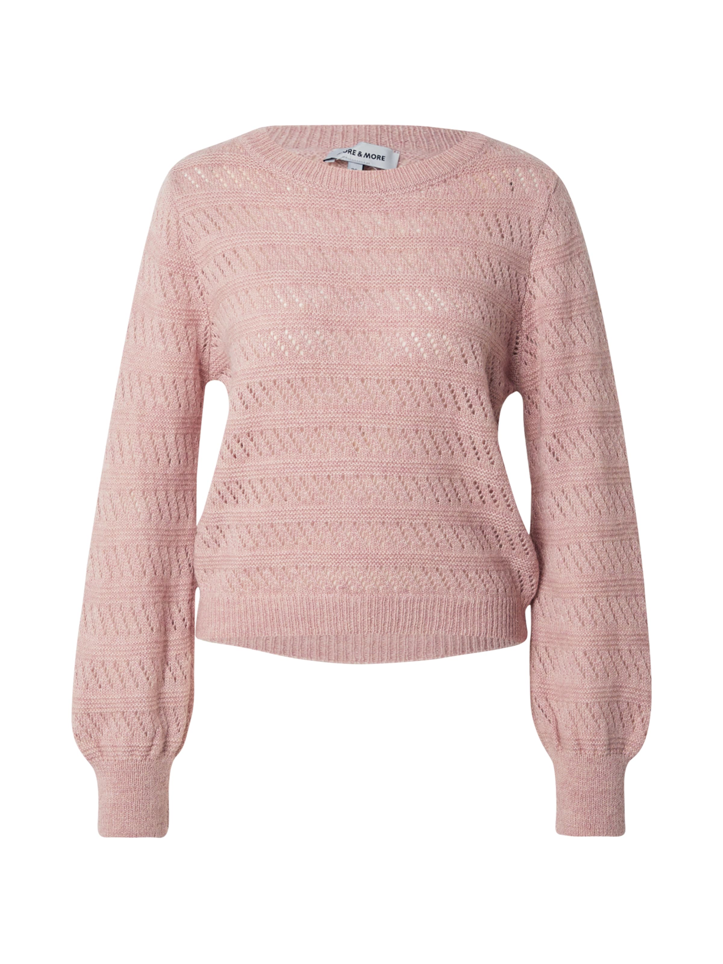 Pull-over MORE & MORE en rose : devant