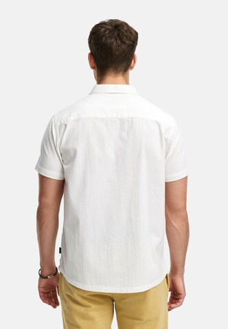 Coupe regular Chemise 'Maribo' INDICODE JEANS en blanc