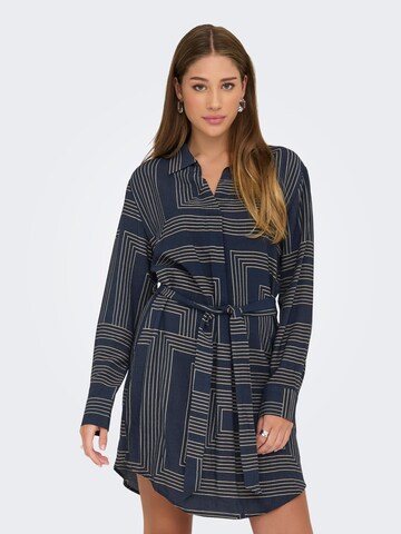 JDY Shirt dress 'Pepper' in Blue