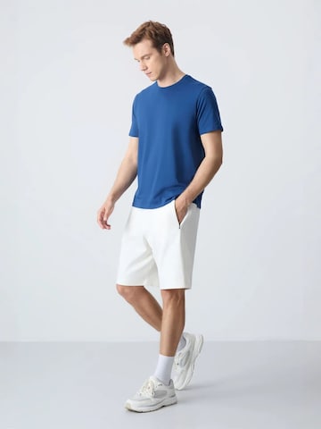 Wide Leg Pantalon Tommy Life en blanc