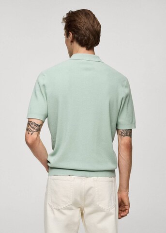 MANGO MAN Shirt 'Galaxia' in Grün