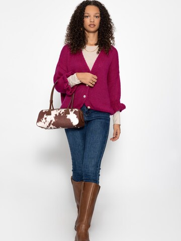 SASSYCLASSY Oversized cardigan in Pink