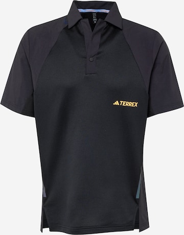 ADIDAS TERREX Performance shirt 'Campyx' in Black: front