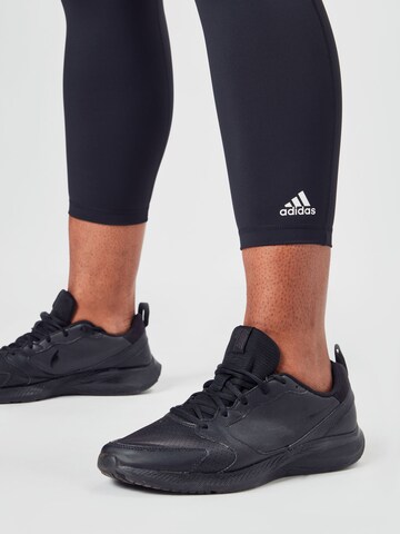 ADIDAS PERFORMANCE Skinny Spodnie sportowe w kolorze czarny