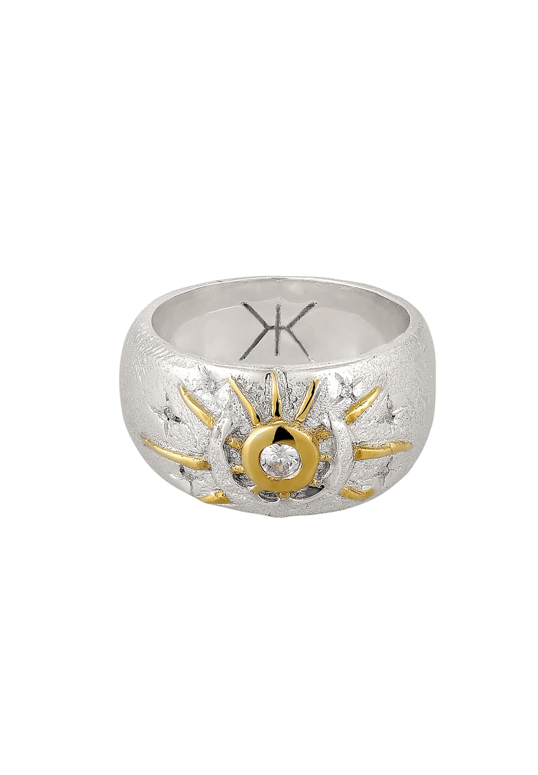KUZZOI Ring 'Astro' in Silber