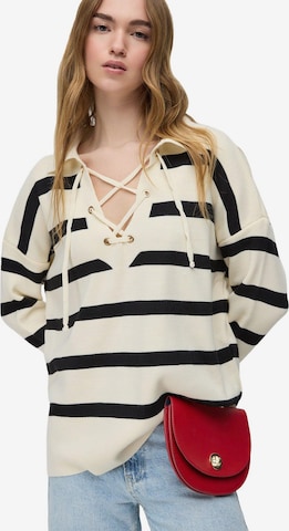 No Matter What Pullover in Beige: Vorderseite