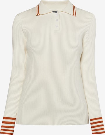 DreiMaster Maritim Sweater in White: front