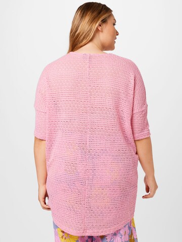 Vero Moda Curve - Pullover 'WHITNEY' em rosa