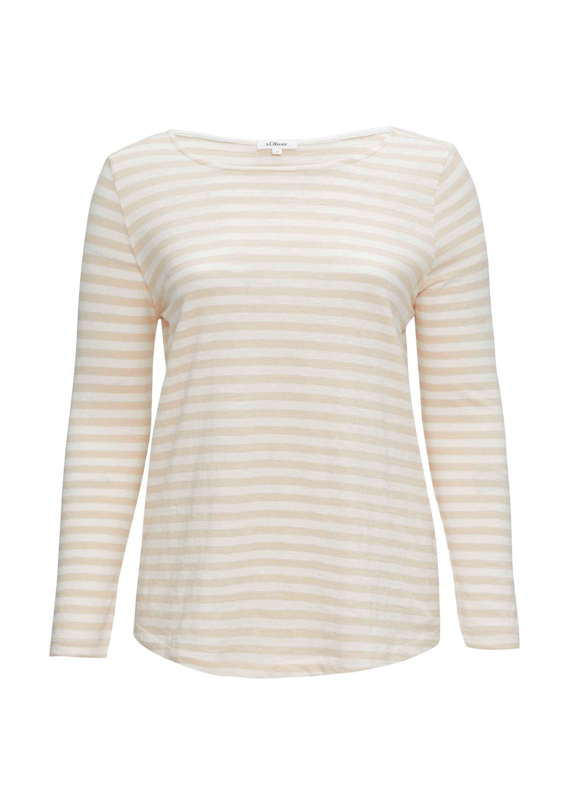 s.Oliver Red Label Plus Shirt in Beige: Vorderseite