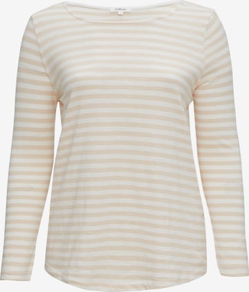 T-shirt s.Oliver en beige : devant