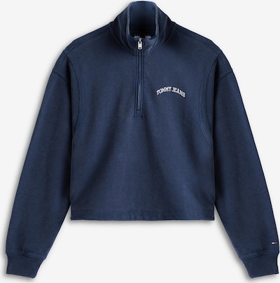 Tommy Jeans Sweater majica veličine XXS u mornarsko plava / bijela, Pregled proizvoda