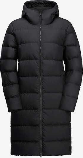JACK WOLFSKIN Pitkä takki ulkoiluun 'Frozen Palace' värissä musta, Tuotenäkymä