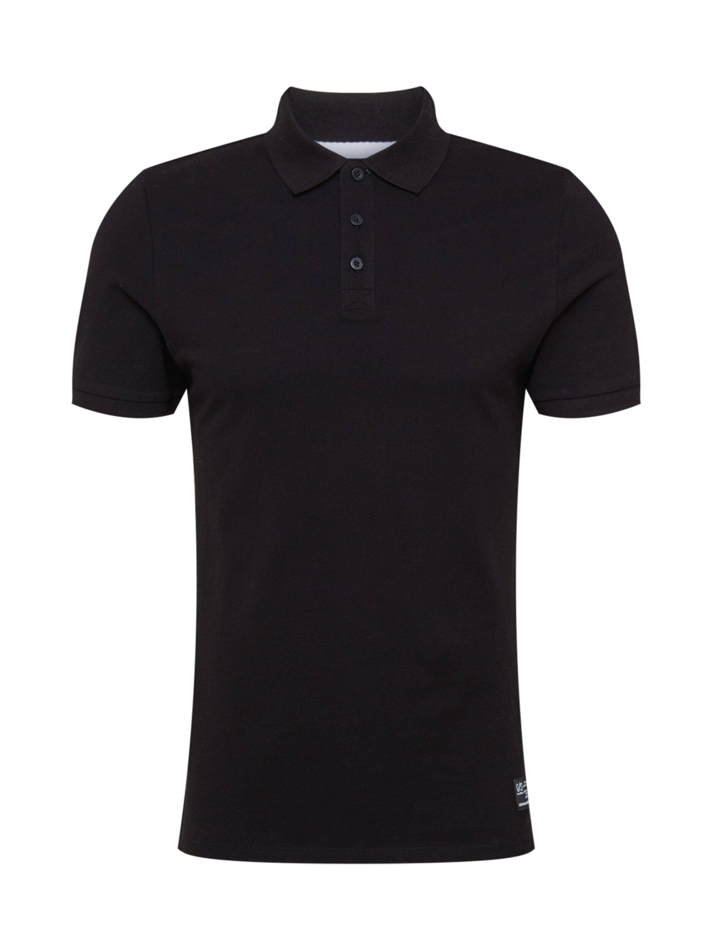 QS Shirt in Schwarz: Vorderseite