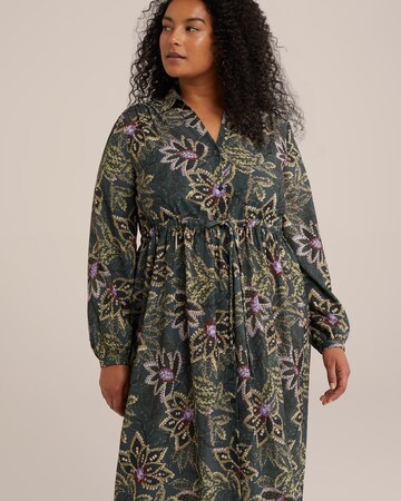 WE Fashion - Vestido camisero en verde
