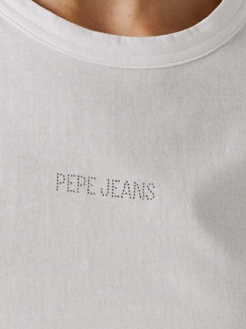 T-shirt 'Mia' Pepe Jeans en blanc