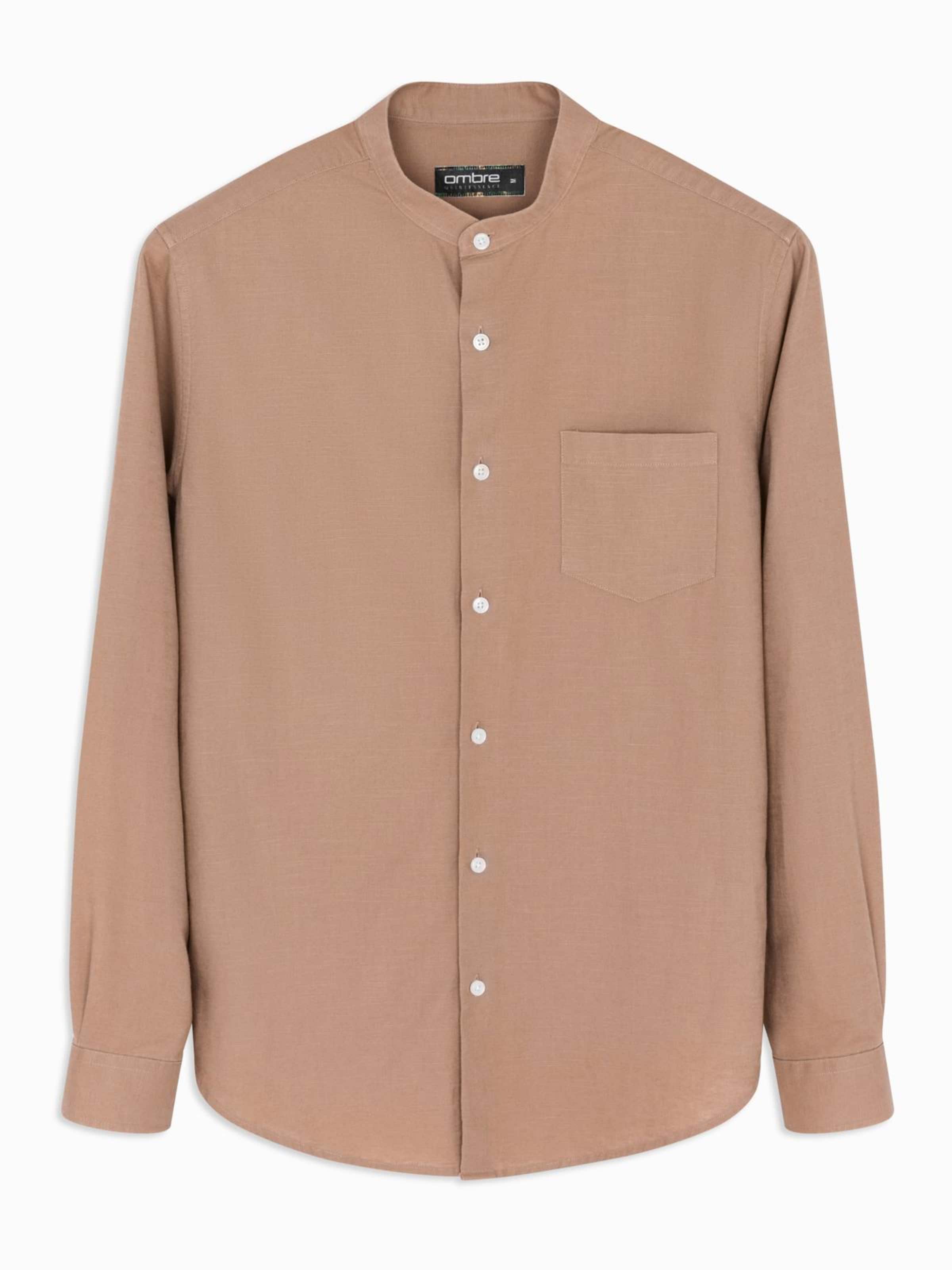 Chemise Ombre en marron : devant