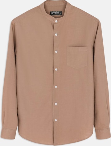 Chemise Ombre en marron : devant